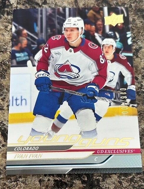 2024-25 Upper Deck Series 2 UD Exclusives Young Guns Ivan Ivan #481 (RC) /100