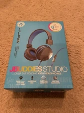 JLab JBuddies Over-Ear Kids Headphones In Blue Fit Ages 6 Years Old And Up