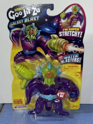 Heroes of Goo Jit Zu Galaxy Blast  Stretchy Orbitox Figure w/ Water Blaster