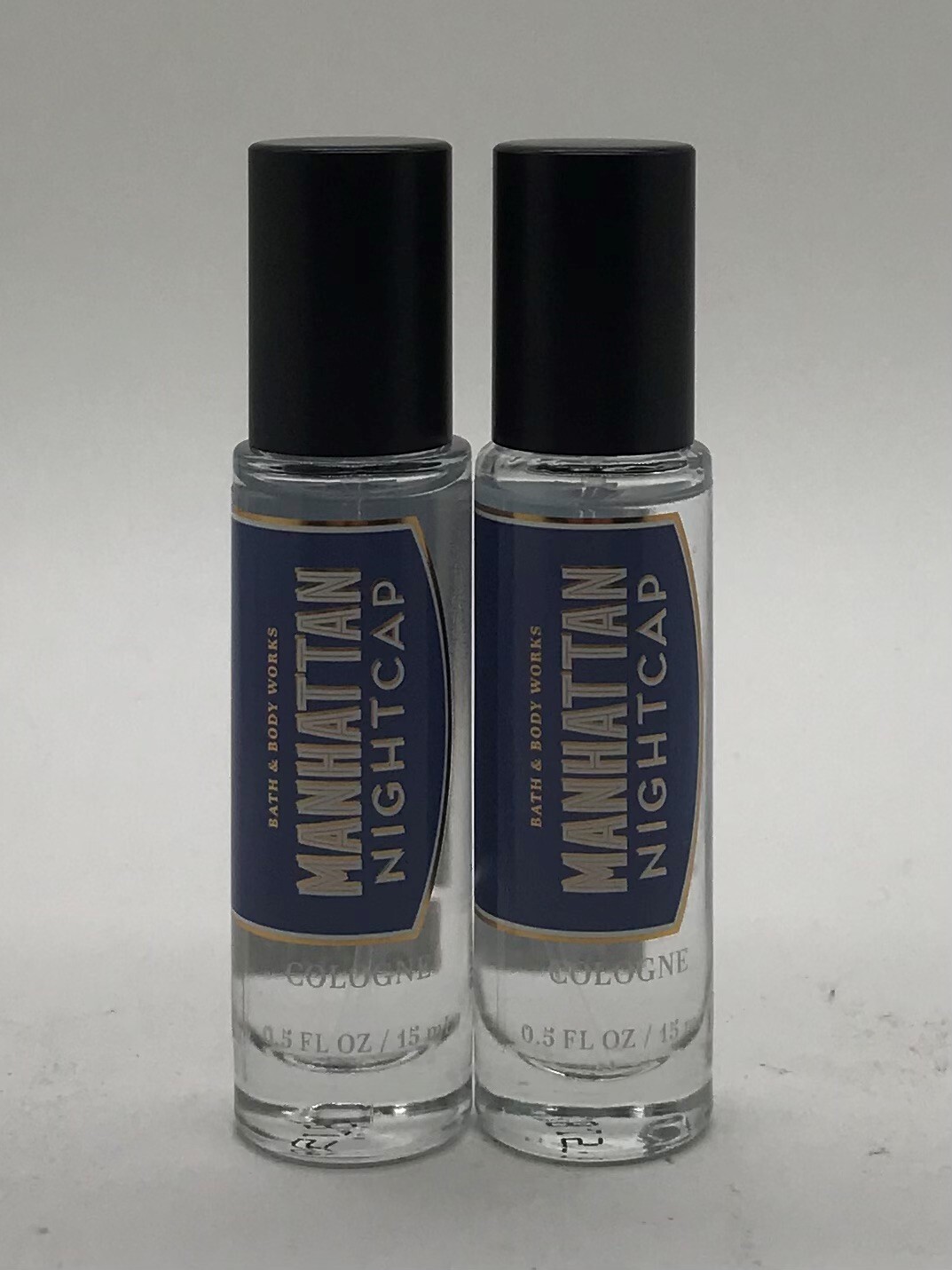 2 Bath & Body Works MANHATTAN NIGHTCAP Mini Cologne Spray eBay