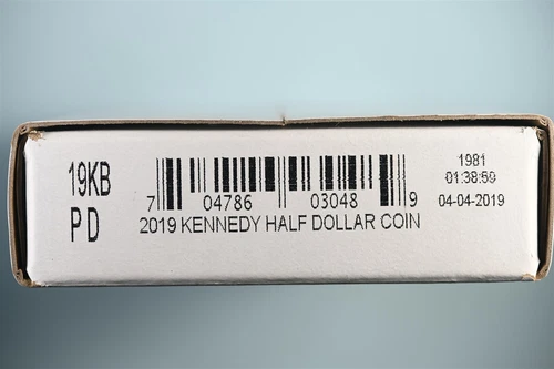 2019 P&D Kennedy Half (1/2) Dollar 2 Roll Set of Uncirculated Coins Unopened