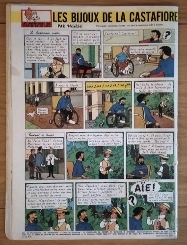 Le journal de Tintin n° 684 , couverture Tibet , ( Dargaud , 30/11/1961 ) - Picture 2 of 2