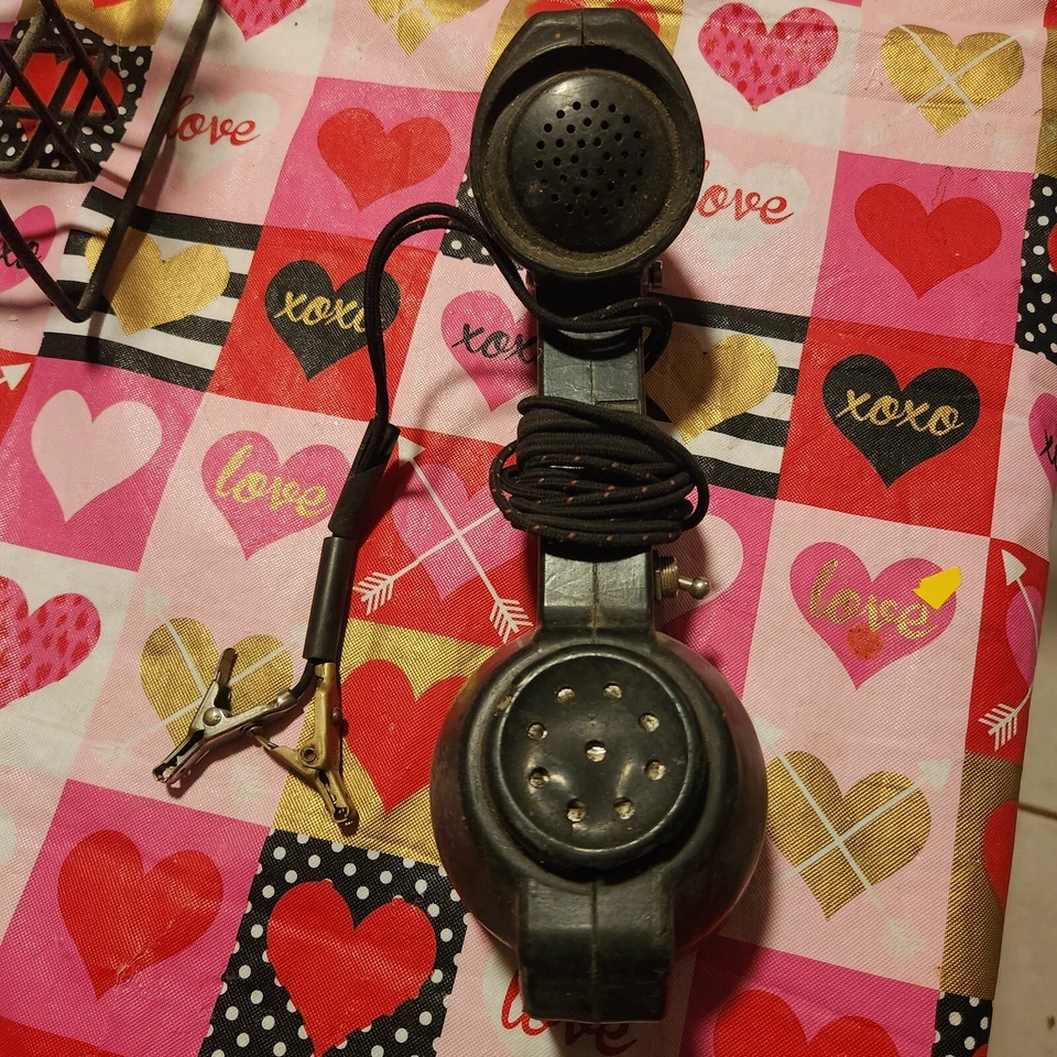 VINTAGE BECO BUTT LINEMANS ROTARY DIAL TELEPHONE TEST SET Foto 3 de 4