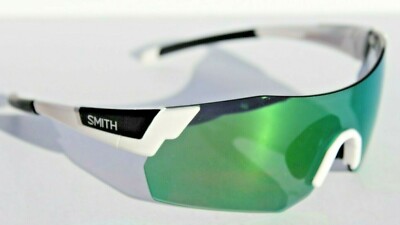 SMITH OPTICS Pivlock Arena Max/N Sunglasses White/Green ChromaPop Interchange