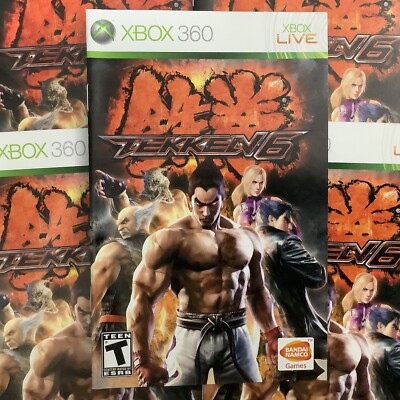 Tekken 6 Xbox 360 Instruction Manual Only | eBay