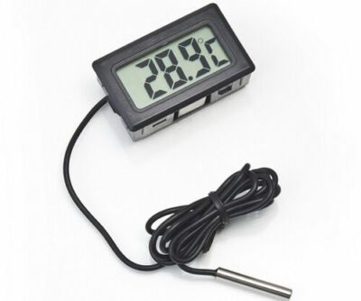 Thermometer digital LCD -50° bis +110° NEU! Digitalthermometer Einbauthermometer