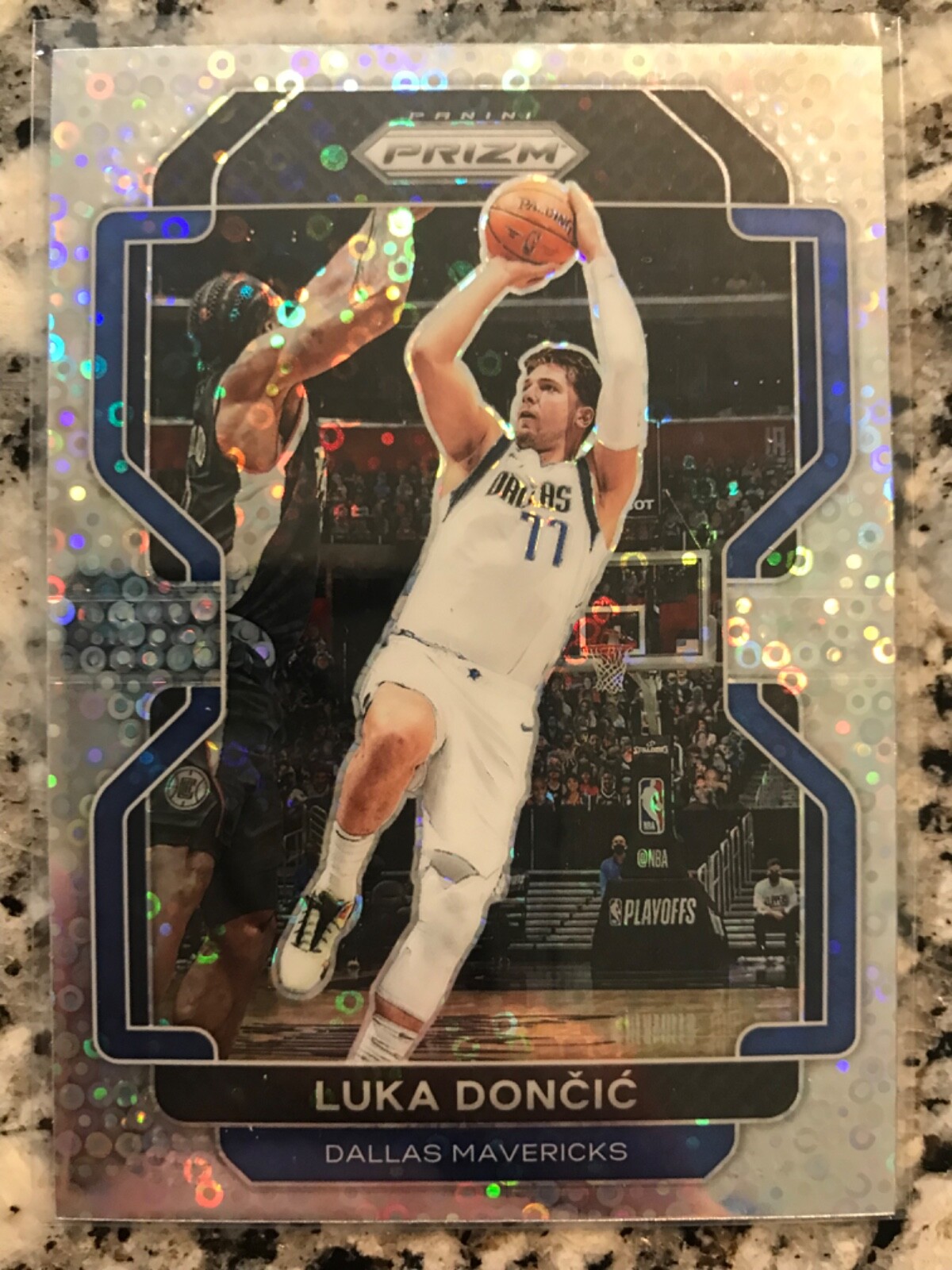 LUKA DONCIC SILVER FAST BREAK PRIZM! 2021-22 PANINI PRIZM BASKETBALL 223!