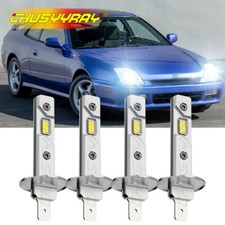 4x H1 For Honda Prelude 1997-2000 2001 Led Headlight High Low Beam Bulbs 6000k