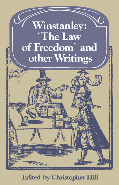 Winstanley 'The Law of Freedom' and other Writings Hill Paperback 9780521031608