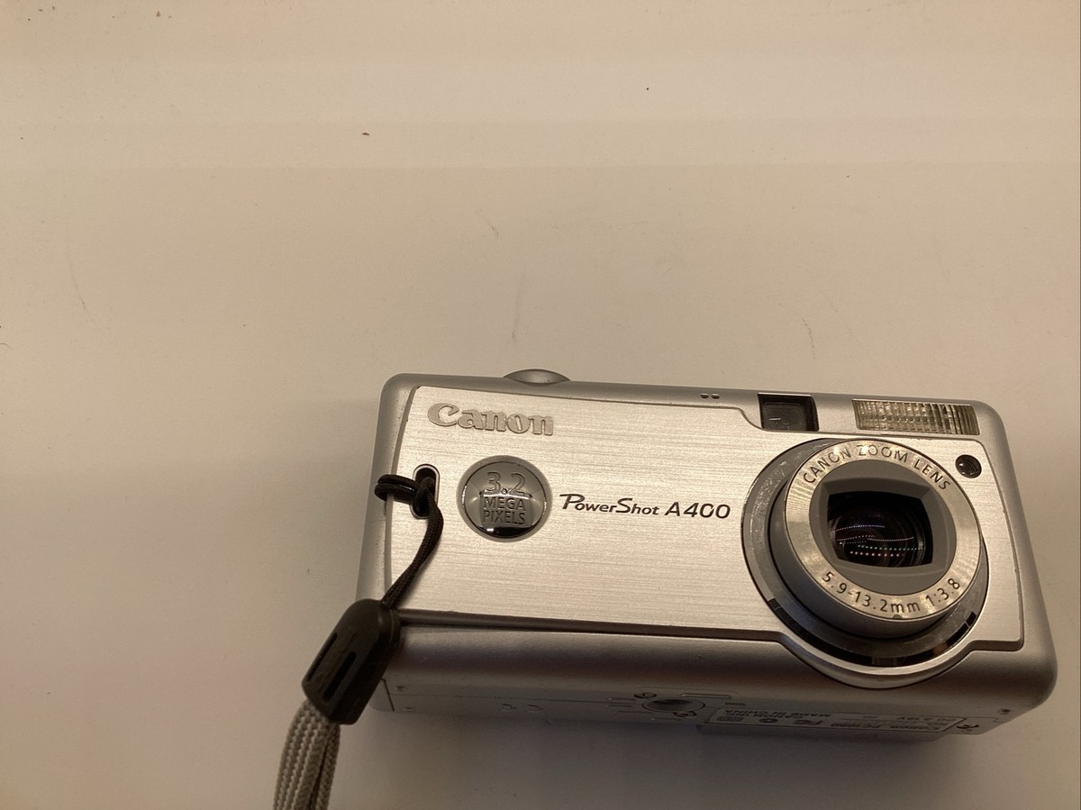 Canon Power Shot A400 PC1080 Silver Digital Camera 3.2