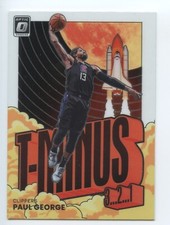 2021-22 DONRUSS OPTIC NBA PAUL GEORGE T MINUS 3 2 1 INSERT BASKETBALL CARD #9 