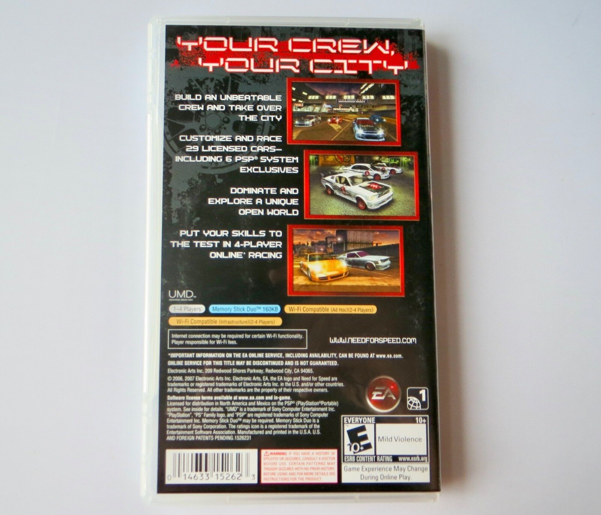 Need For Speed Carbon Own The City Platinum (PSP PlayStation