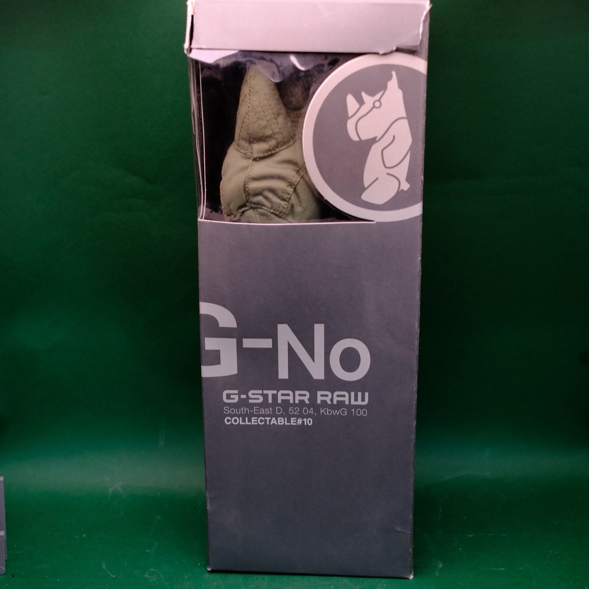 G-STAR RAW G-NO denim rhino mascot plush Collectable #10 In Ripped