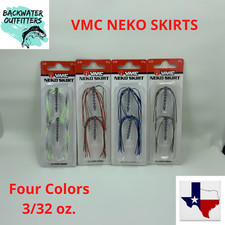 VMC Weighted Neko Skirts 3/32 oz. Four Colors...