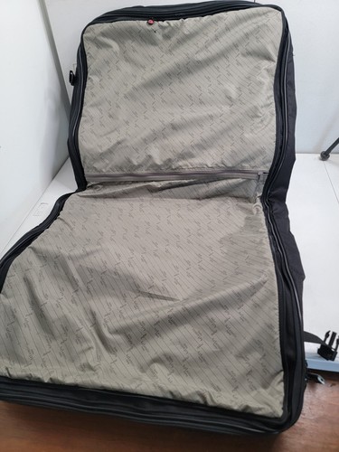 Atlantic Garment Bag Luggage Travel Expandable Black Strap Zippered 42" x 24" - Picture 5 of 19