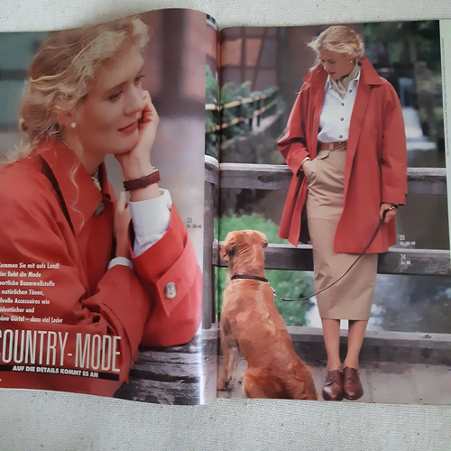 NEUE MODE GERMAN Magazine #1/1992 Vintage Sewing Patterns, Knitting, Cooking - Picture 6 of 17