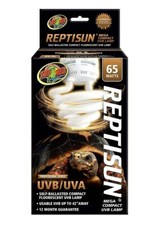 ZOO MED REPTISUN MEGA COMPACT UVB LAMP - 65 WATT - FS-C65