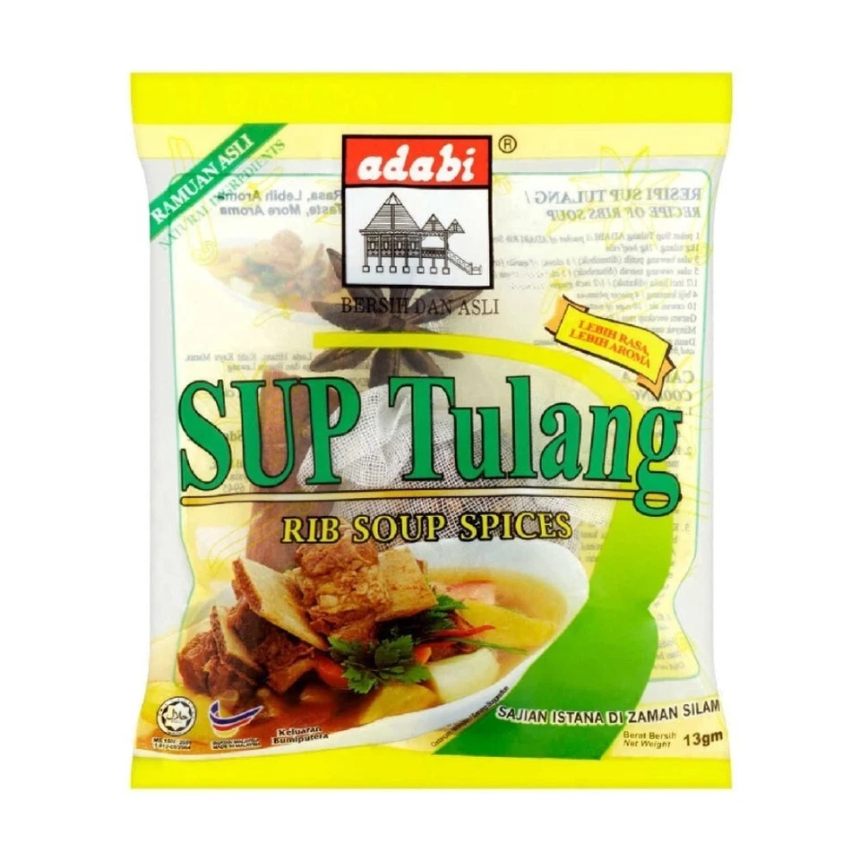 ADABI Soup Spices 1 Set @ Sup Bunjut + Sup Ikan + Sup Tulang  (Total = 3 set ) - Image 3 of 4