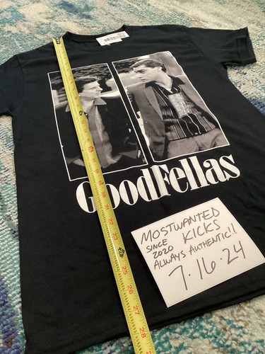 NWT Goodfellas Movie Shirt Ripple Junction Black Joe Pesci Ray Liotta Men’s Sz S - Picture 4 of 4