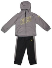 Image of TRACKSUIT Nike Baby Grey Hoodie Full Zip Pockets (Size 12months) 66749 023