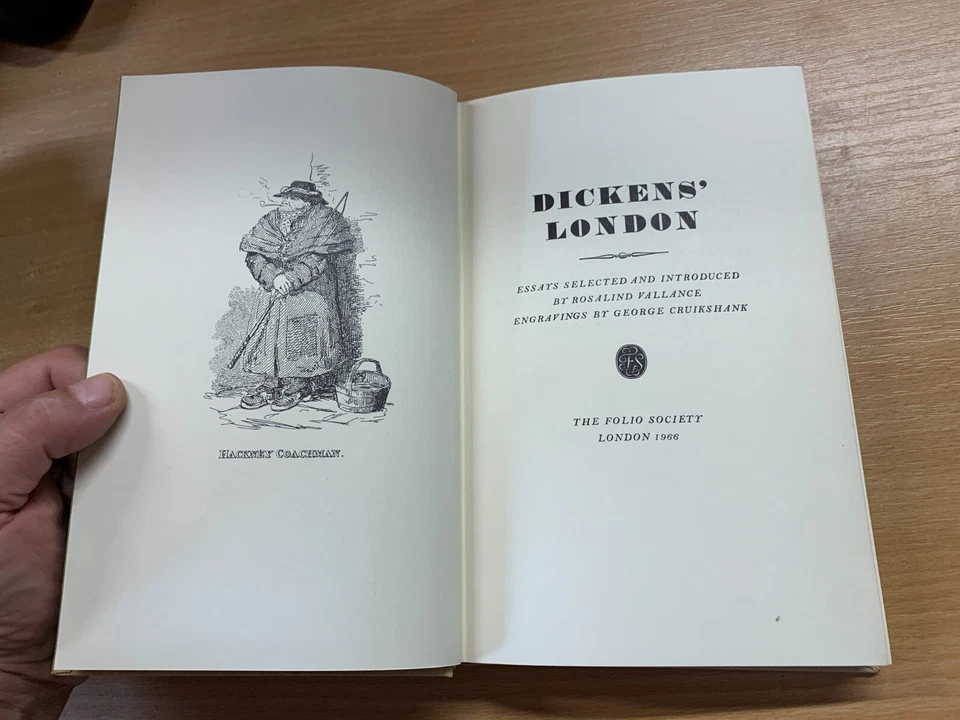 1966 FOLIO SOCIETY "DICKEN'S LONDON" CHARLES DICKENS ILLUSTRATED HB BOOK (P4) - Image 4 of 4