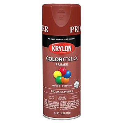 Krylon COLORmaxx Red Oxide Primer Spray Paint (K05583007)
