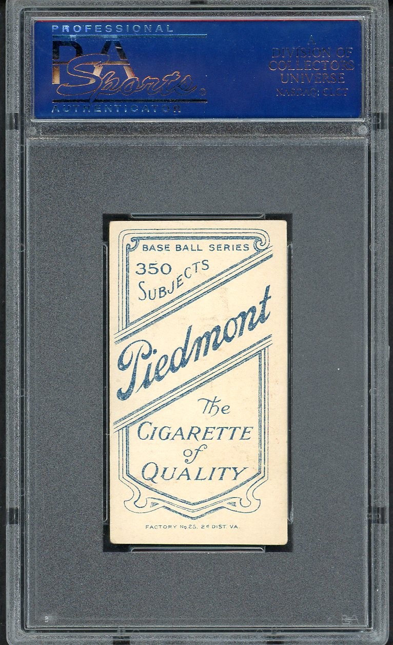 1909-11 T206 T 206 HAL CHASE YANKEES PSA 5 EX 561898 (KYCARDS) view 2