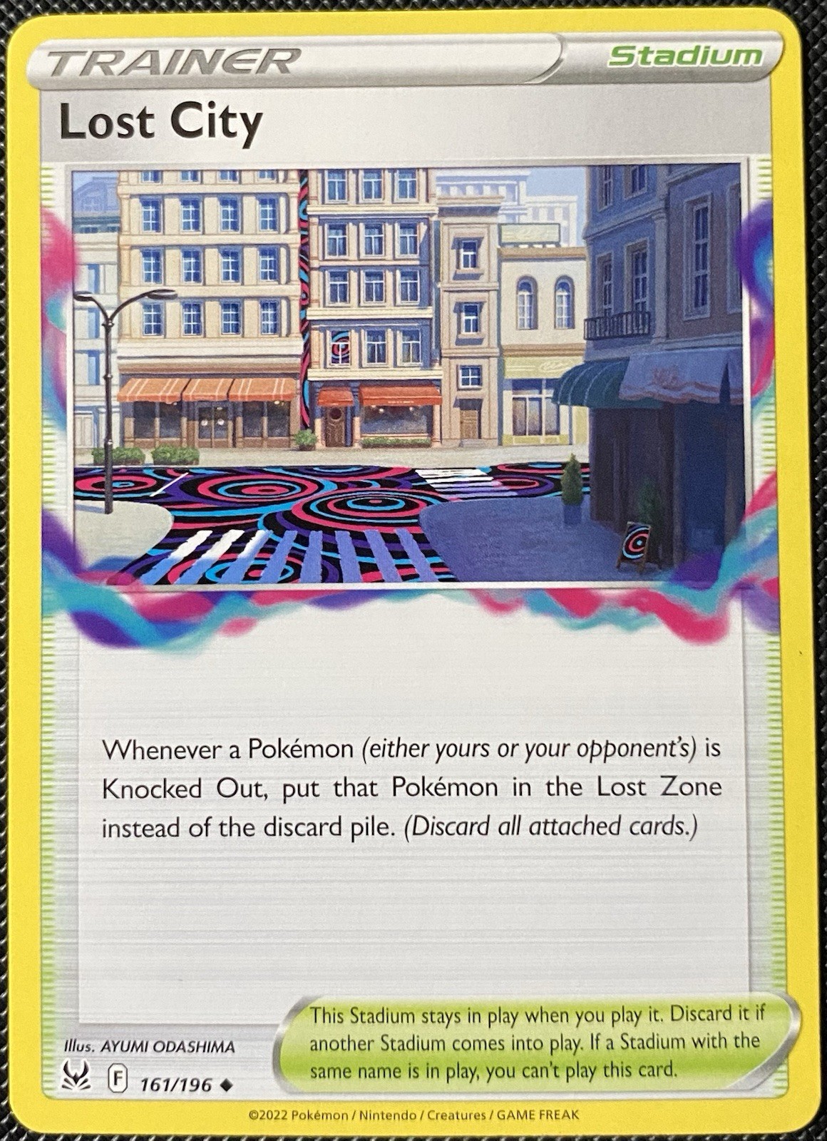 Lost City 161/196 Swsh11: Lost Origin Regular - Pokémon