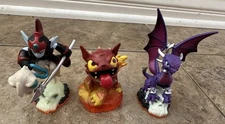 Activision Skylanders Lot Of  3 Action Figures Orange  Bottom