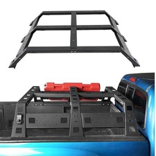 For 2005-2021 Toyota Tacoma Pickup Truck Steel High Bed Ladder Rack Roof Rear Bk For 2005-2021 Toyota Tacoma Pickup Truck Steel High Bed Ladder Rack Roof Rear Bk