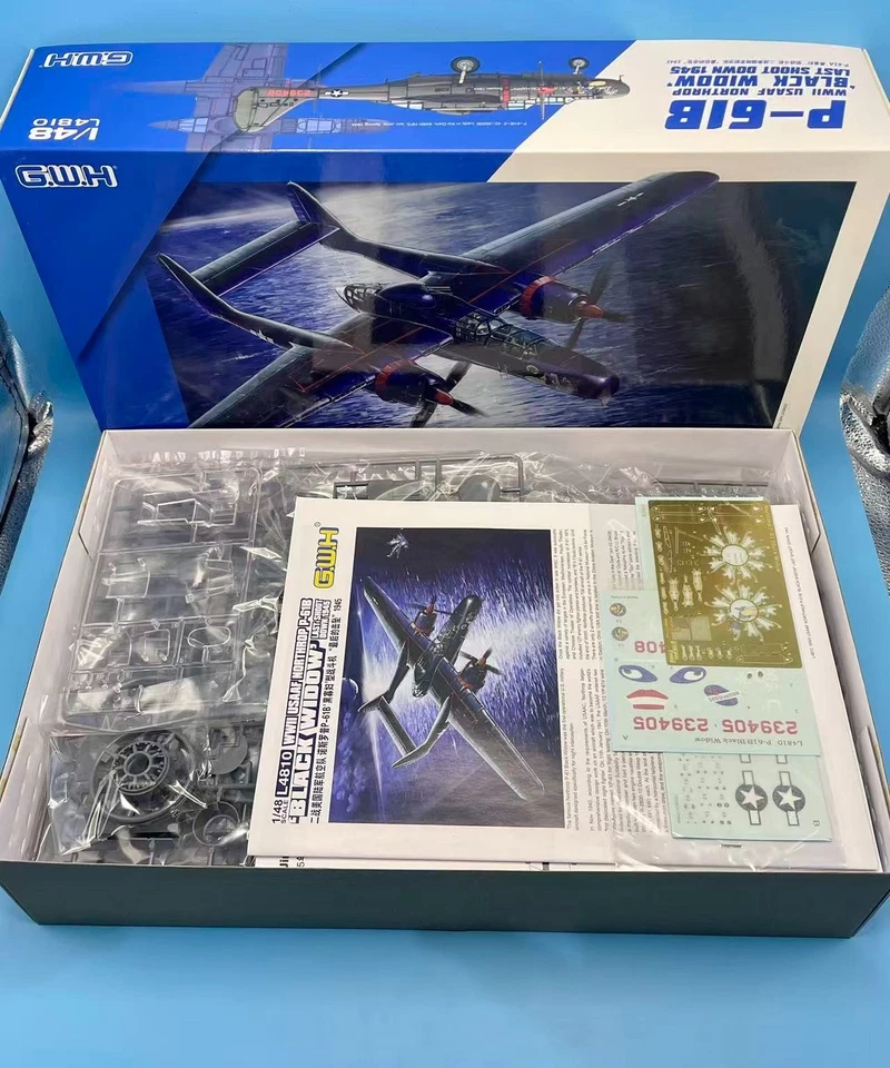 Great Wall Hobby GWH L4810 1/48 Northrop P-61B 'Black Widow' Nuevo Completo Foto 4 de 4