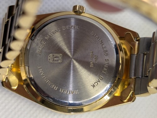 Jules Jürgensen Day-Date Watch w/ Authentic Diamond Hour Markers - men's watch - Picture 7 of 16