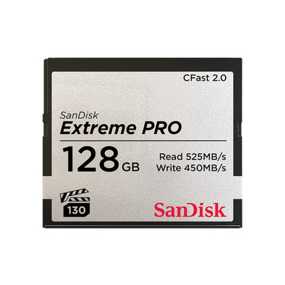 SanDisk 128GB Extreme PRO CFast 2.0 CompactFlash Memory Card - SDCFSP-128G-A46D