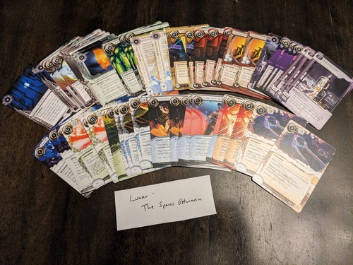 FFG Netrunner LCG Lunar cycle - Spaces Between - Open, Used, In Great Condition