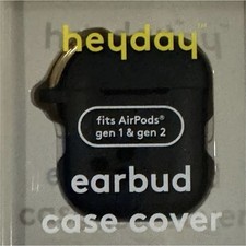 heyday Fitted Case Skin for Apple AirPods Gen 1  Gen 2 Black