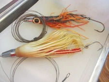 (2) Offshore Deepsea Trolling Squid Rigs 4oz each Large READ