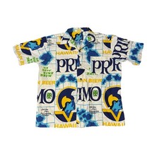 Vintage Hawaiian Holiday Primo Beer Shirt Ichiban Made in Hawaii Size Large
