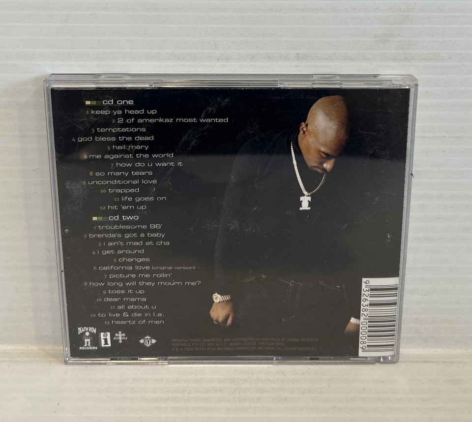 2pac - Greatest Hits - 2 Disc CD Album Rare OOP - Death Row Records - Free POST - Image 2 of 4