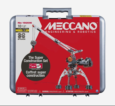 Meccano The Super Construction Set 25-in-1 Motorized Erector 19206