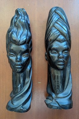  Mid-Century Carved Sculptural  Table Lamp Bases, Tiki, African, Aboriginal 