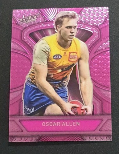 2025 Select AFL Footy Stars LDP81 OSCAR ALLEN Luminous Pink Dragon Scales - Picture 1 of 2