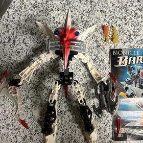 LEGO Bionicle 8921 Barraki Pridak 100% Complete With Instructions And 2 Squids