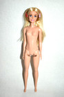 NICE! 2021 BARBIE FASHIONISTAS #169 DOLL, #GRB59 w/ ORIG BARRETTES ~ REDRESSED — photo 2