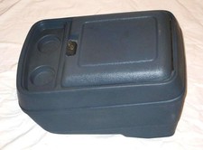 80 91 Ford F150 F250 Pickup Truck Bronco Center Console W Key Blue Nice Shape 80 91 Ford F150 F250 Pickup Truck Bronco Center Console W Key Blue Nice Shape