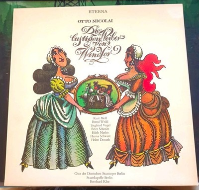 ETERNA Otto Nicolai Die lustigen Weiber von Windsor Schallplatte LP Oper