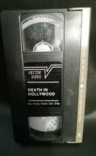 Death In Hollywood VHS Vector Video Tape only Ex Rental
