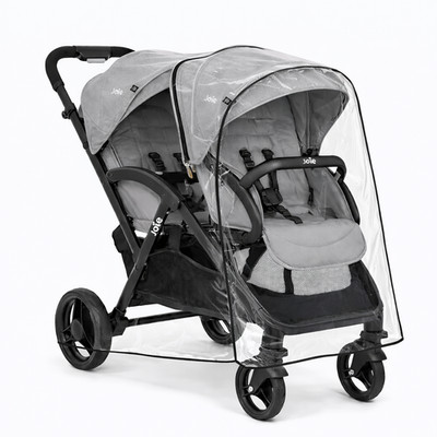 Regenschutz für Joie Evalite Duo Tandem, hergestellt in Großbritannien aus superweichem PVC