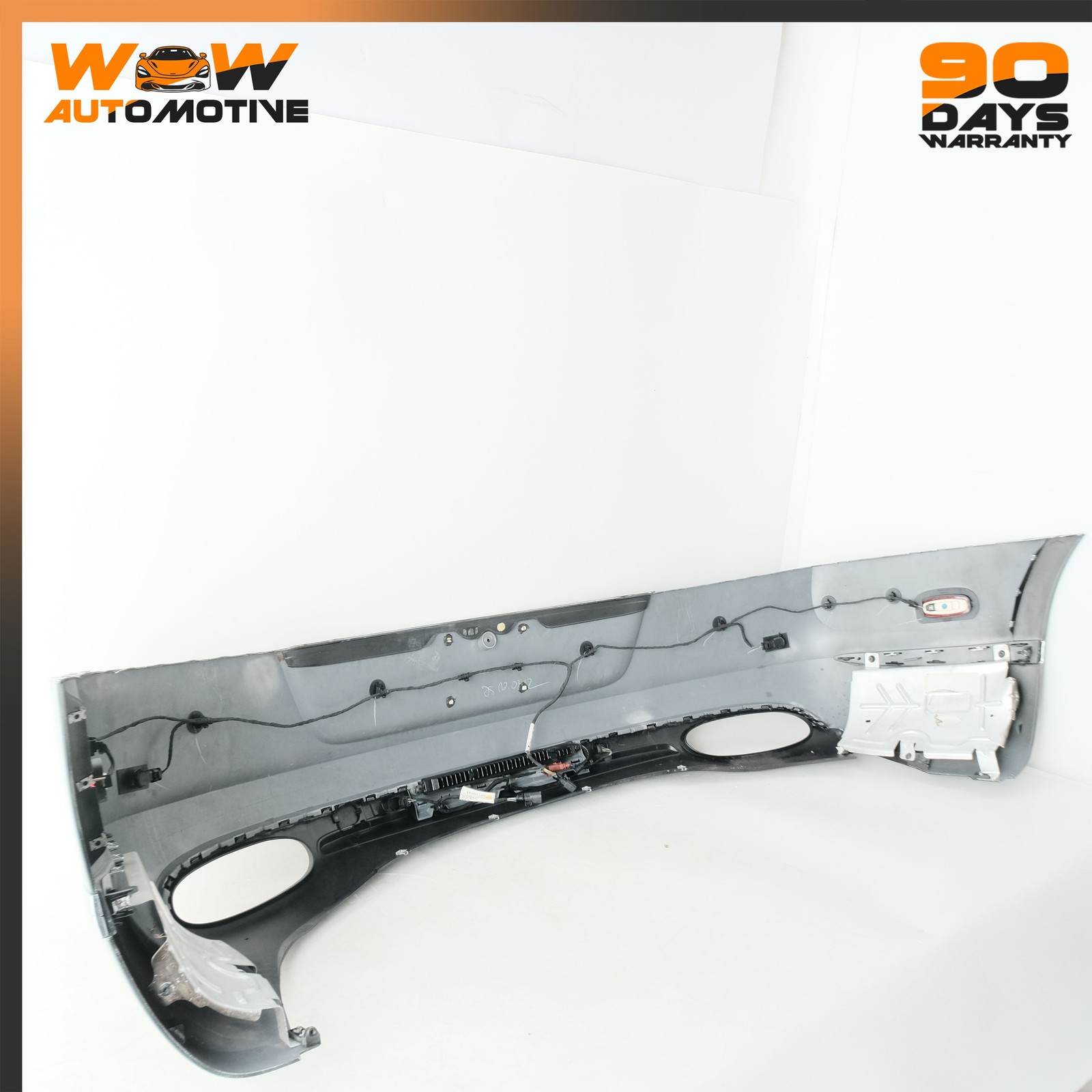 12-17 BENTLEY CONTINENTAL GTC REAR BUMPER COVER LIGHT LAMP ASSEMBLY BLACK OEM