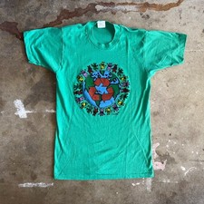 80s VINTAGE THE GRATEFUL DEAD DANCING BEARS T-SHIRT SZ S 50/50 BLEND MADE IN USA