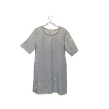 Forever 21 Woven Jean Denim Dress LG